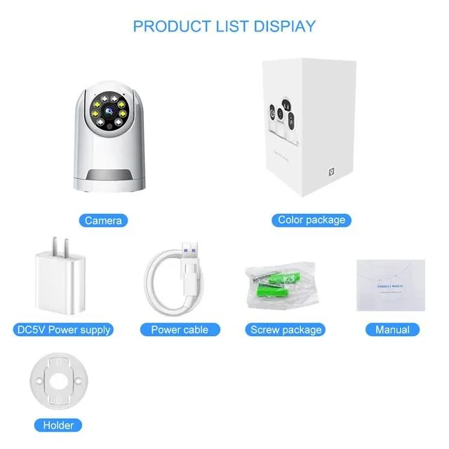 Q8s Indoor WiFi Smart Security Camera