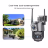 V10S Dual Lens 2MP Wifi Security Camera PTZ Wireless Waterproof - Image 3