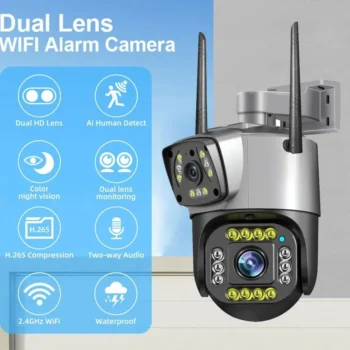 V10 Dual Lens Wifi Camera