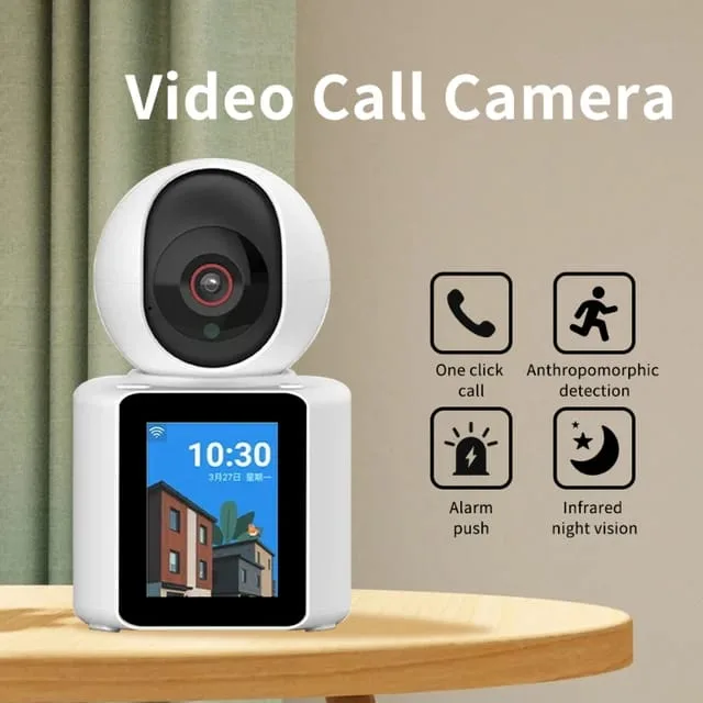 C30 Video Calling Wifi Smart Camera 2.8 Inch IPS Screen FHD 1080P One-Key Call - Image 3