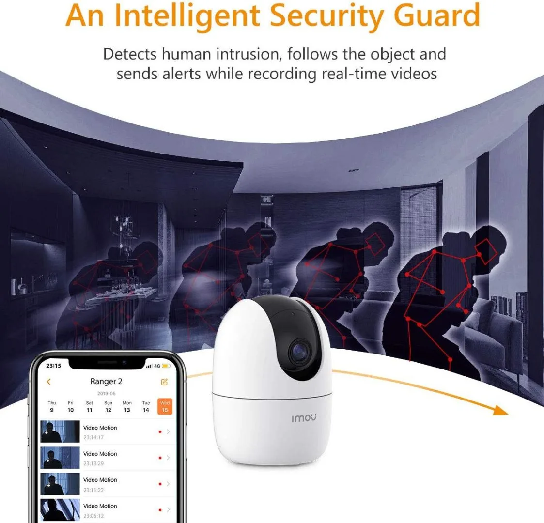 IMOU Ranger 2 3MP Pan/Tilt Wi-Fi Smart Camera - Image 4