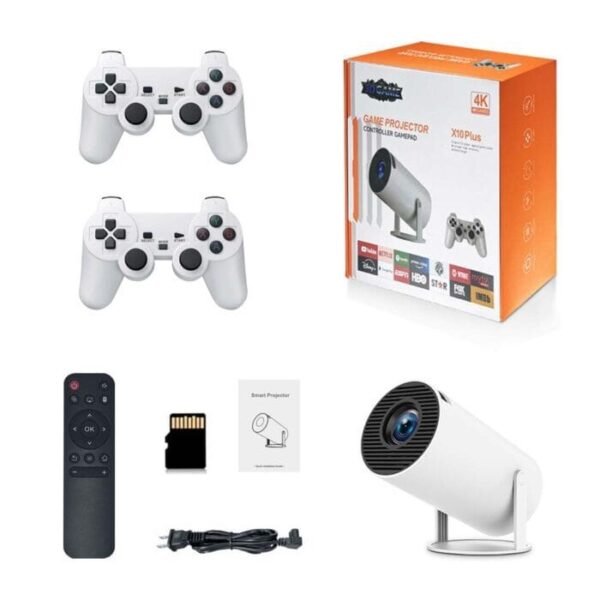 Game Projector X10 Plus Retro video game consoles Android 11 system ...