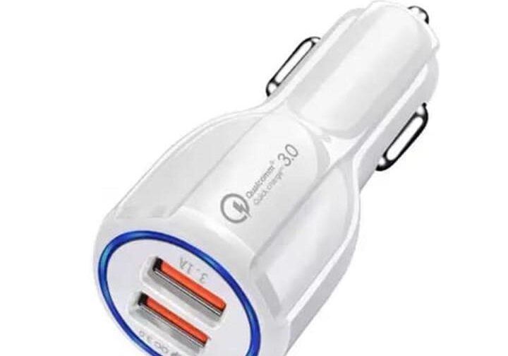G06 2 USB Port Car charger Micro cable attached Fast charging 4.5 A output max