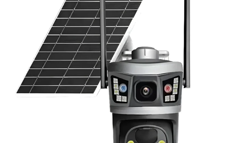 4G Solar Powered Security Camera with SIM Card Support & Battery Backup