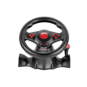 Xtrike-Me GP-903 Racing Wheel with Dual Vibration Motors Realistic Gaming Experience