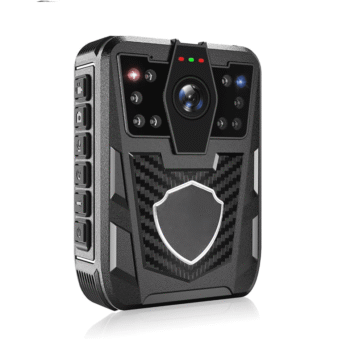 1080P Sports Body Camera with SD Card Slot, Shoulder & Waist Clip,11H Record for, Sports, Black