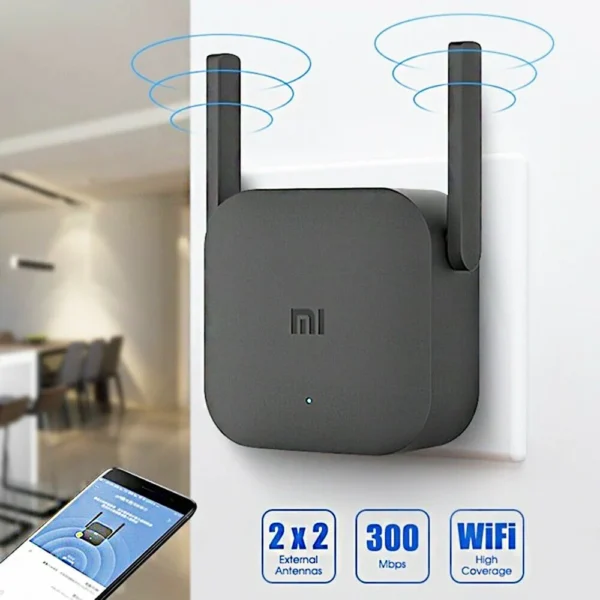 Xiaomi Mi WiFi Amplifier Pro 300M Mi Amplifier Network Expander Router Power Extender 2 Antenna - Image 2