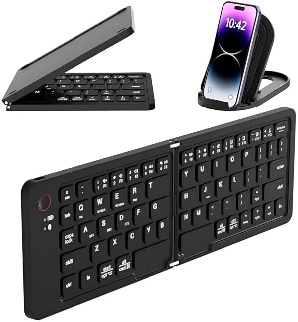 B023 11-inch Foldable & Rechargeable Bluetooth Keyboard