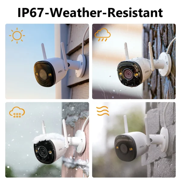 IMOU Bullet 2E 5MP 3K WiFi Outdoor Security Camera - Image 3