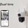 Dahua P3D 3+3MP Outdoor Wi-Fi Dual-Lens Pan & Tilt CCTV Camera - Image 4