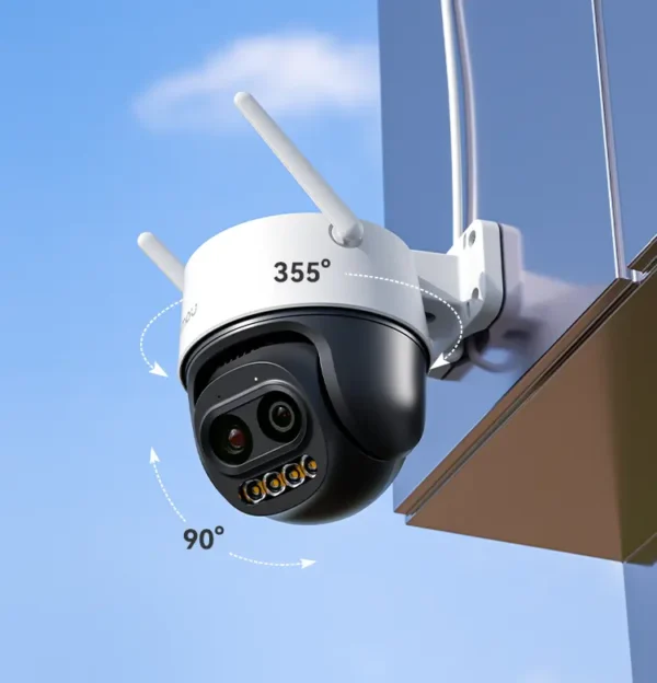 IMOU Cruiser Z 5MP 12x Mixed Zoom AI Tracking Human Vehicle Detection IP66 Full-Color PT Outdoor Security WiFi Camera - Image 3
