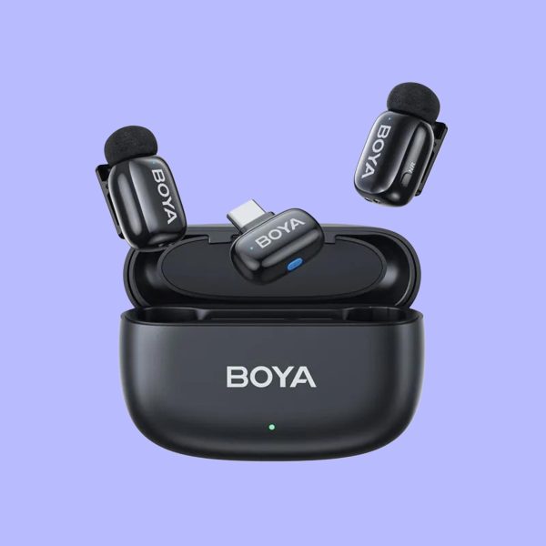 BOYA Mini 14 For Andriod Type C Dual Wireless Microphone With Charging Case - Image 2