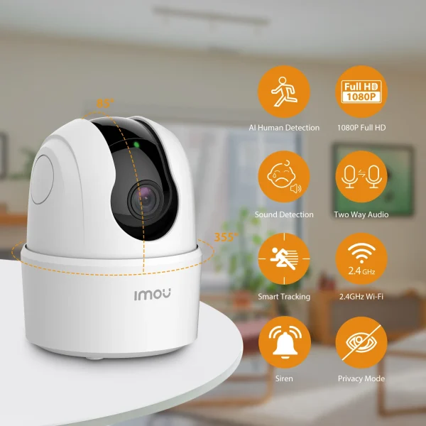 IMOU Ranger 2C Pro 3MP Pan/Tilt Wi-Fi Smart Camera - Image 4