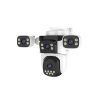 VStarcam CS621FR 12MP Outdoor Waterproof WiFi Camera 4-Lens, 4-Screen View, Motion Detection, Alarm Push, CCTV Security Camera