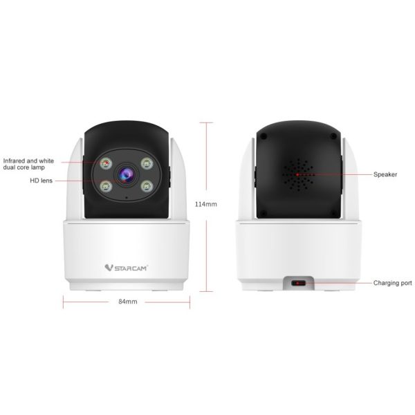 VStarcam CS996 3MP Indoor WiFi PT Smart Camera with Two-Way Audio – Wireless CCTV Security Camera - Image 4