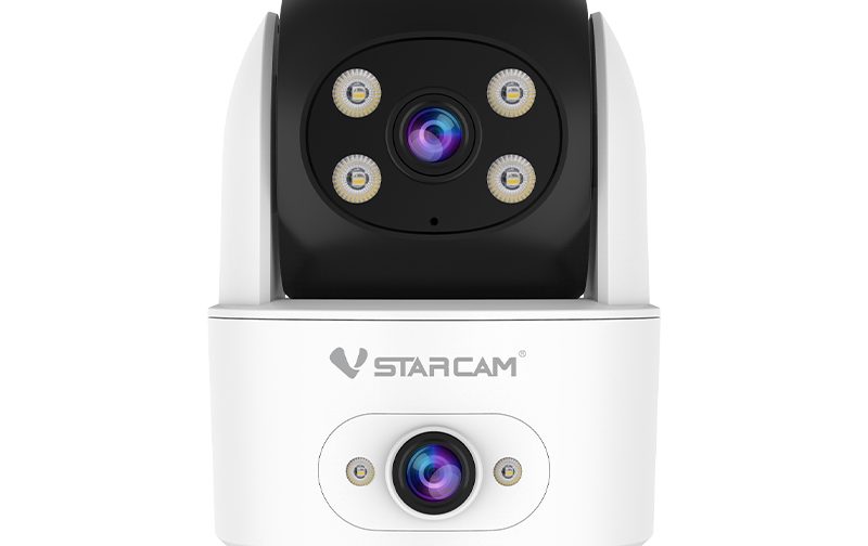 VStarcam CS996DR Dual-Lens 6MP (3MP+3MP) Indoor WiFi PT Smart Camera with Two-Way Audio – Wireless CCTV Security Camera