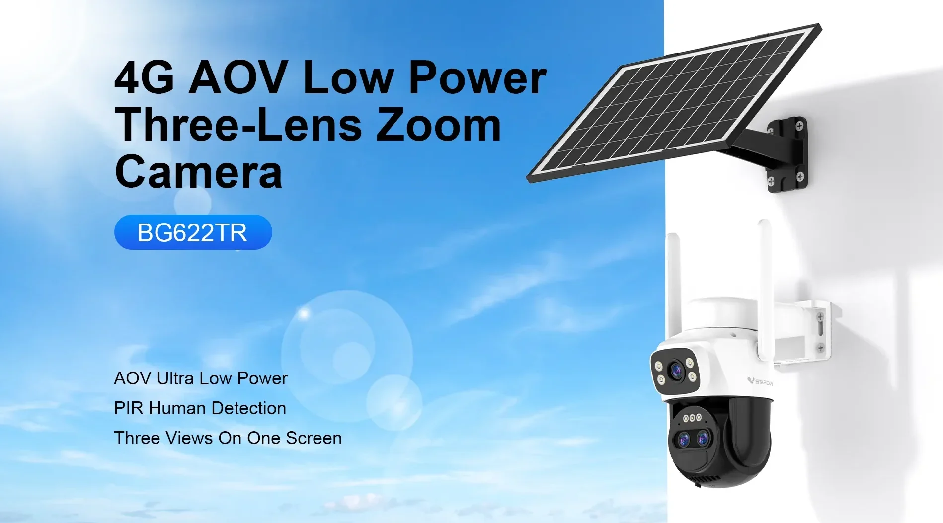 vstarcam 4g solar camera