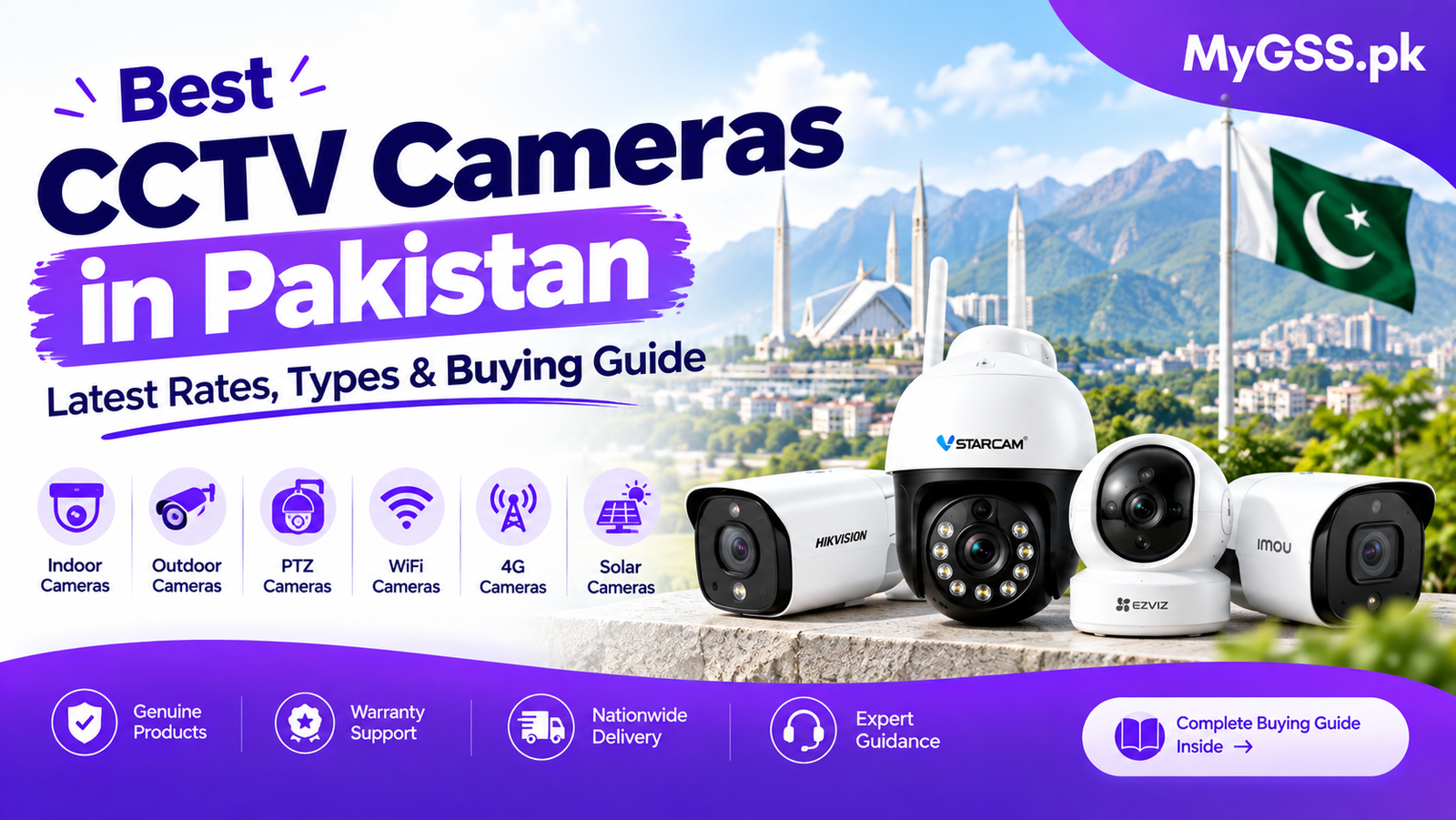 Best CCTV Cameras in Pakistan – Latest Rates, Types &