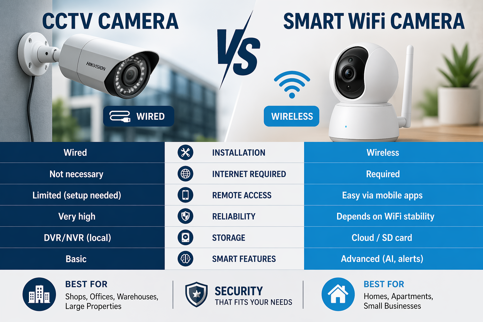cctv camera vs wifi camera