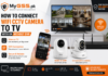 how to connect wifi cctv camera to tv