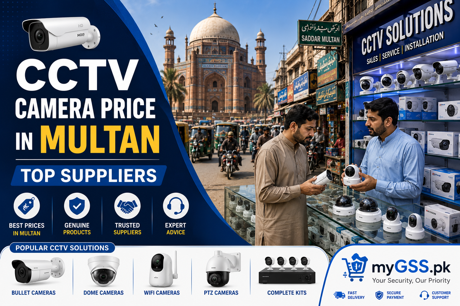 cctv camera price in Multan