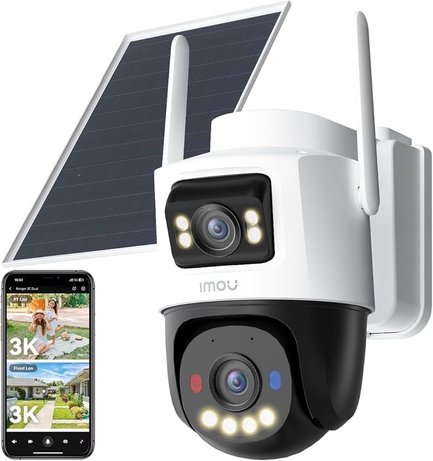 IMOU AOV Dual 10MP (5MP+5MP) Solar 4G + WiFi