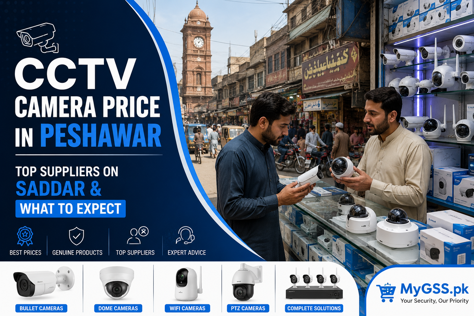make a pic for this: CCTV Camera Price in Peshawar: Top Suppliers on Saddar & What to Expect