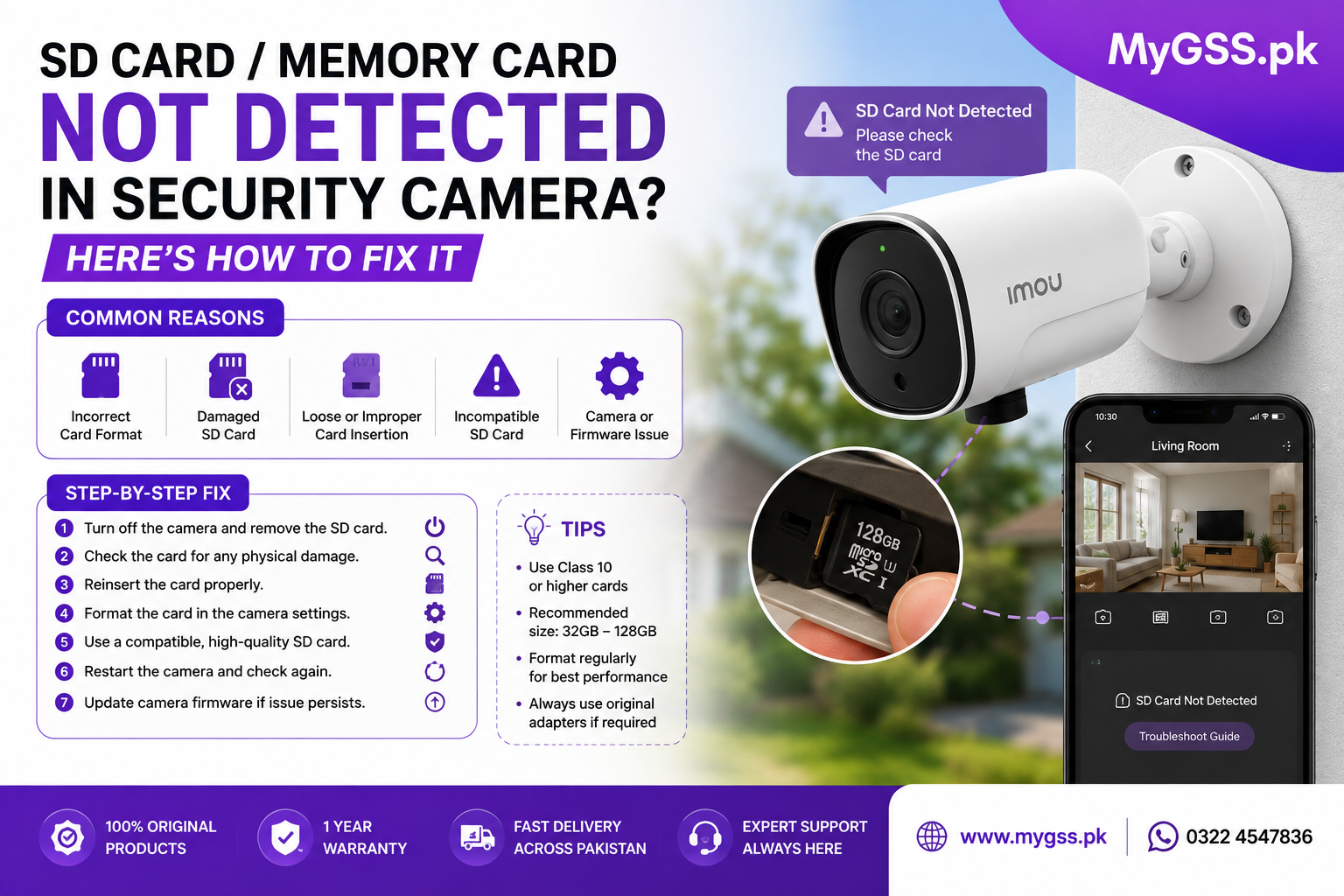 SD Card / Memory Card Not Detected in Security Camera? Here's How to Fix It