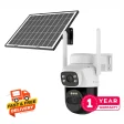 VStarcam BG622DR Solar 4G 6MP (3MP+3MP) Outdoor CCTV Surveillance Video Camera Battery Solar Camera (PTA Approved)